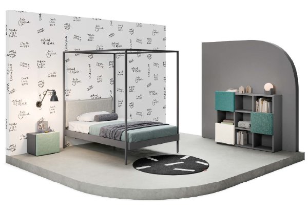 hemel bed voor foto